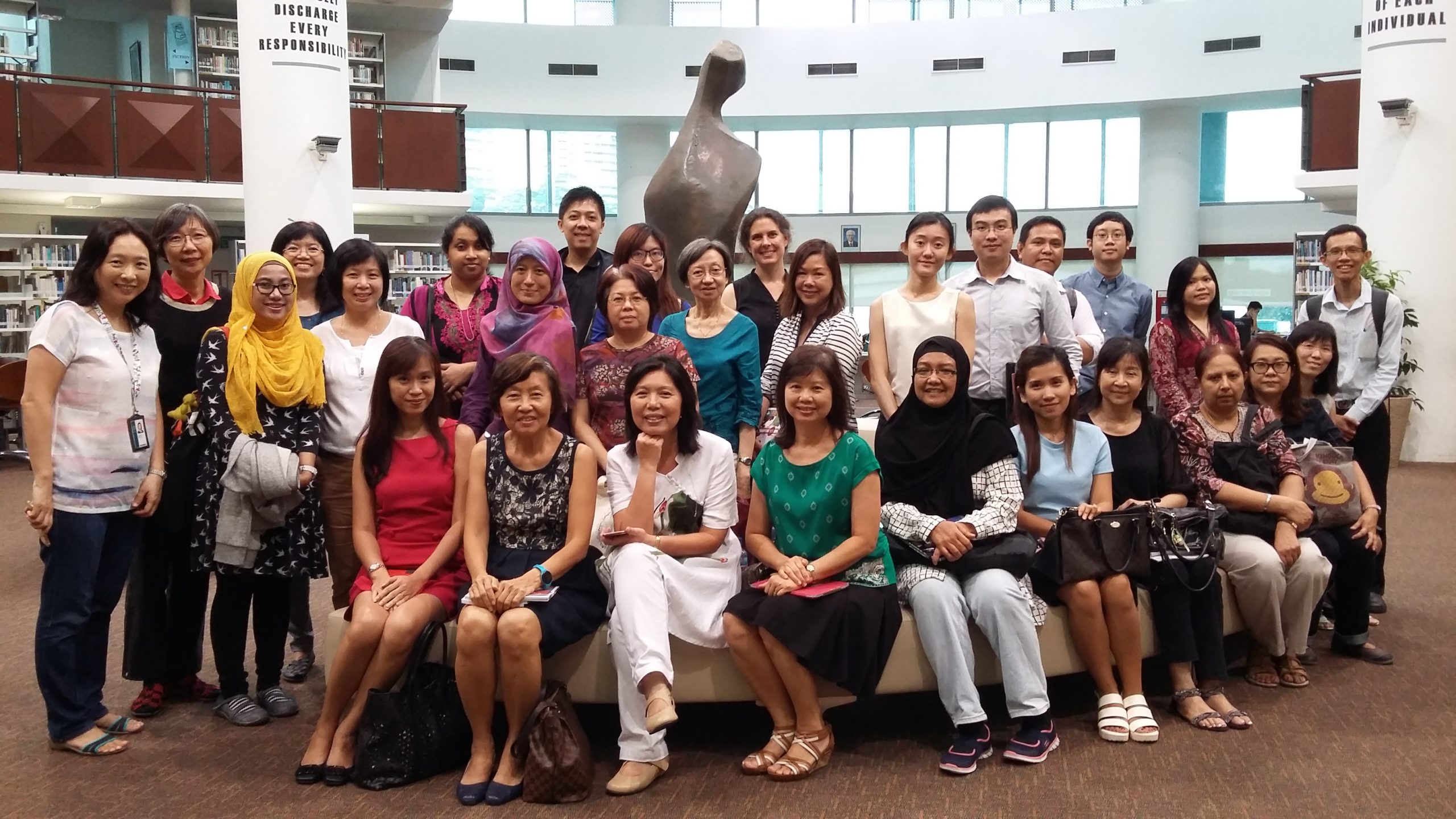 Group photograph at the end of the visit