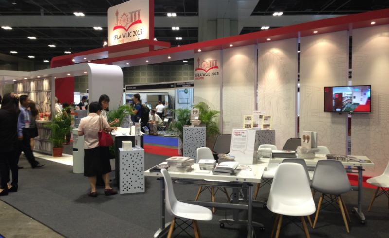 SP display at IFLA